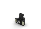 Winkel - Hall-Effekt-Winkelsensor mit Welle und Superseal 3P AMP-Anschluss, eine Umdrehung