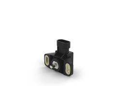 GR3P - Hall-Effekt-Winkelsensor mit Welle und Superseal 3P AMP-Anschluss, eine Umdrehung