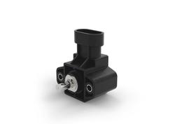GR3P - Hall-Effekt-Winkelsensor mit Welle und Superseal 3P AMP-Anschluss, eine Umdrehung