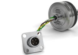 RK-5 - Magnetostriktive kontaktloses  – Stabbauform mit Flansch AISI 316 – Analogausgang